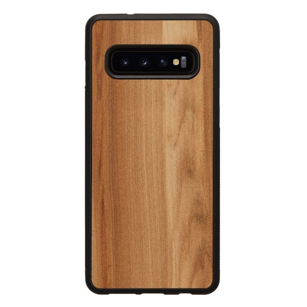 MAN&WOOD SmartPhone case Galaxy S10 cappuccino black Hot on Sale