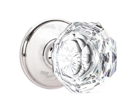 Emtek 8210CK Privacy , Watford Rosette , Diamond Crystal Knob For Discount