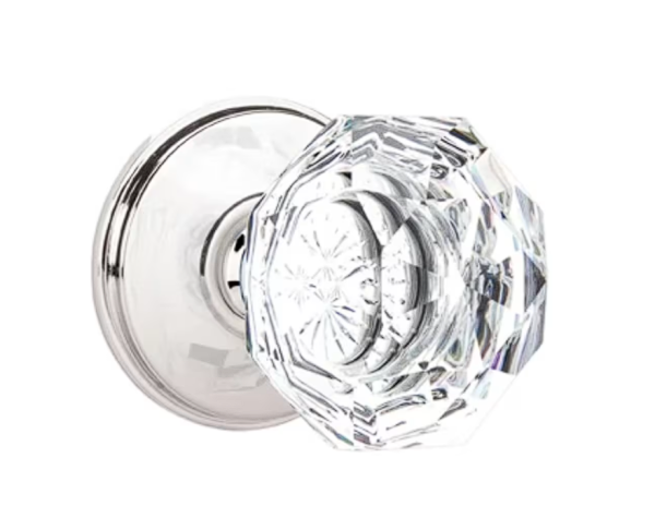 Emtek 8210CK Privacy , Watford Rosette , Diamond Crystal Knob For Discount