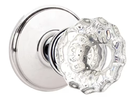 Emtek 8210AS Privacy , Watford Rosette , Astoria Crystal Knob on Sale