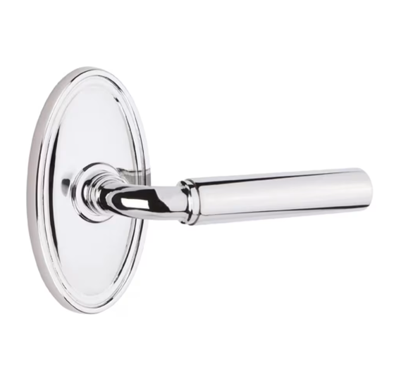 Emtek 8131.RASRG.SMSRG.RH Select Passage , Quincy Rosette , R-Bar Stem , Smooth Handle RH on Sale